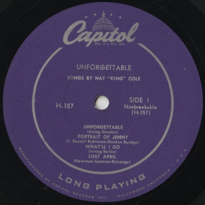 Nat King Cole / ナット・キング・コール / Unforgettable -10 (H-357)