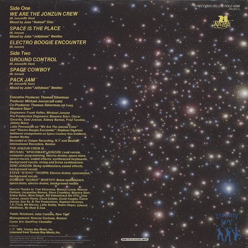 Jonzun Crew - Lost In Space (POLD5098) 1983 UK 21 Records｜中古LP