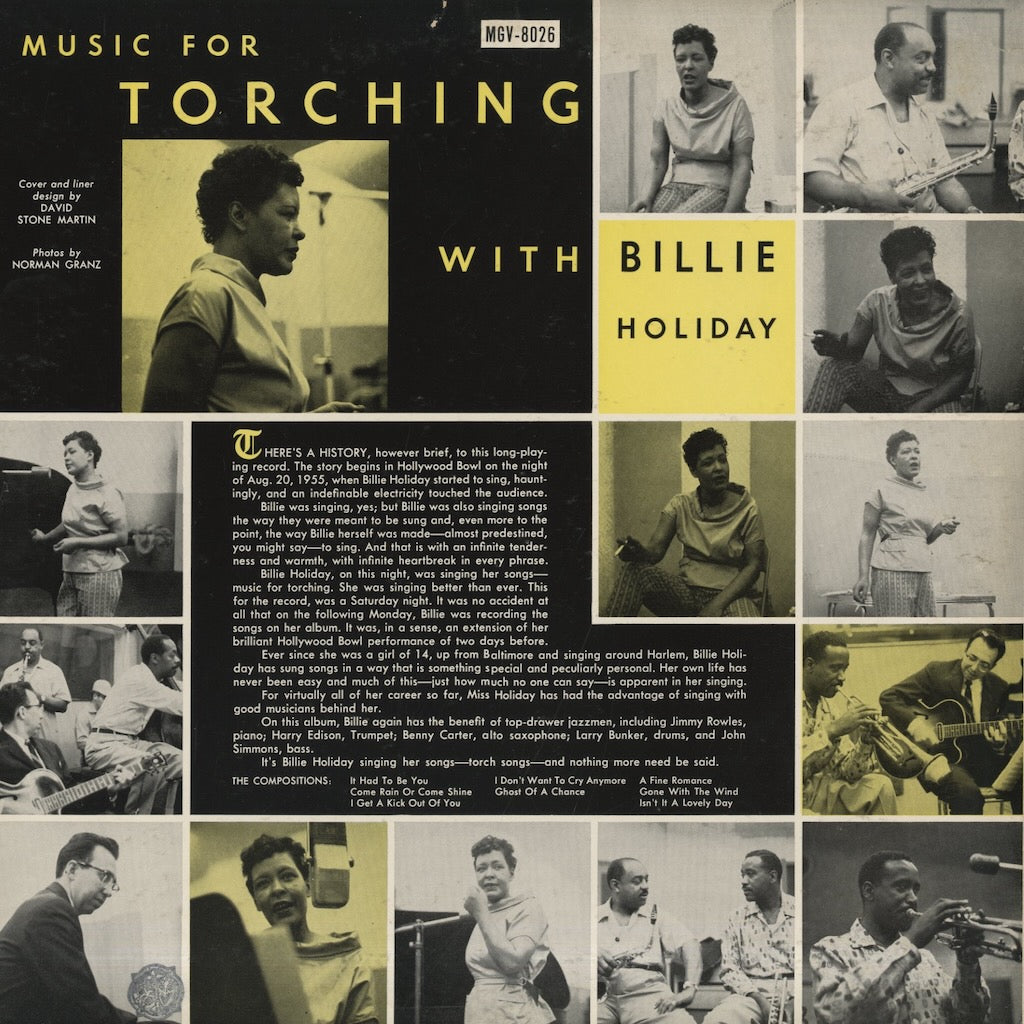 Billie Holiday / ビリー・ホリデイ / Music For Torching with Billie Holiday (MGV-8026)