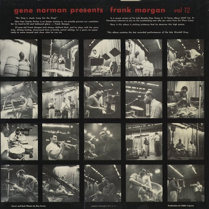 Frank Morgan - Frank Morgan With Conte Candoli And Machito's Rhythm Section (KIJJ-2010) 1990 JPN GNP Crescendo - キングレコード｜中古LP