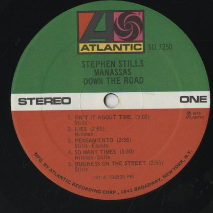 Stephen Stills - Manassas / スティーヴン・スティルス　マナサス / Down The Road (SD7250)
