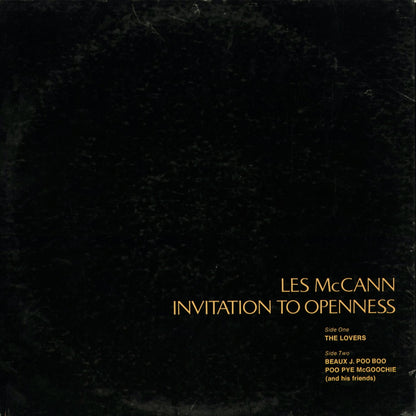 Les McCann - Invitation To Openness (SD 1603) 1972 US Atlantic｜中古LP
