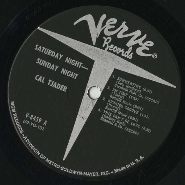 Cal Tjader / カル・ジェイダー / Saturday Night Sunday Night At The Blackhawk (V-8459)