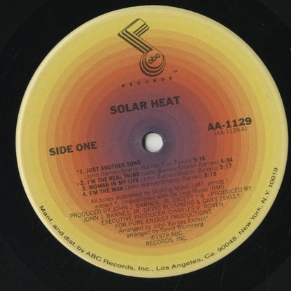 Solar Heat / ソラー・ヒート / Solar Heat (AA-1129)