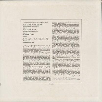Miles Davis - Jazz At The Plaza Vol.1 (SOPL229) LP 1973 JPN CBS Sony｜中古LP