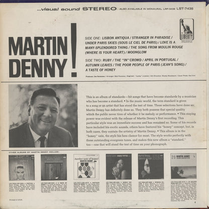 Martin Denny - Martin Denny! (LST7438) 1966 US Liberty STEREO｜中古LP