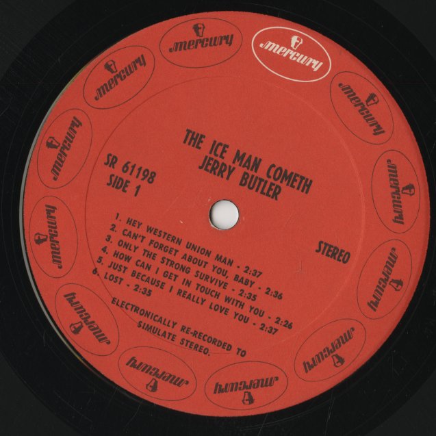 Jerry Butler / ジェリー・バトラー / The Ice Man Cometh (SR61198)
