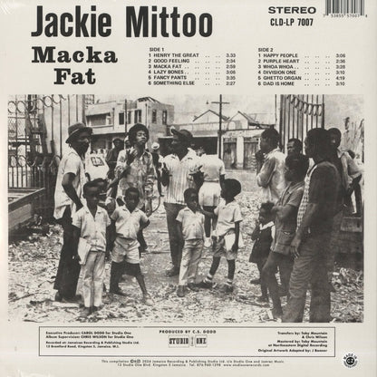 Jackie Mittoo - Macka Fat (CLD-LP 7007) 2024 UK Studio One｜新品LP