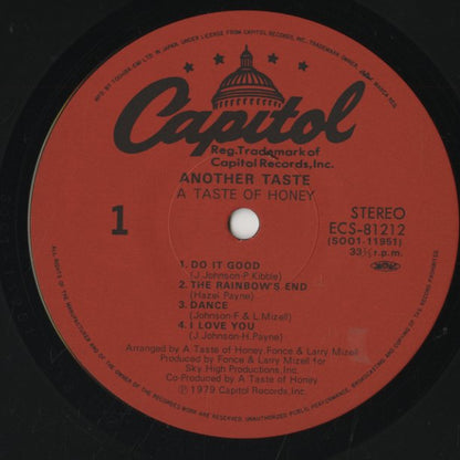 A Taste Of Honey / ア・テイスト・オブ・ハニー / Another Taste (ECS-81212)