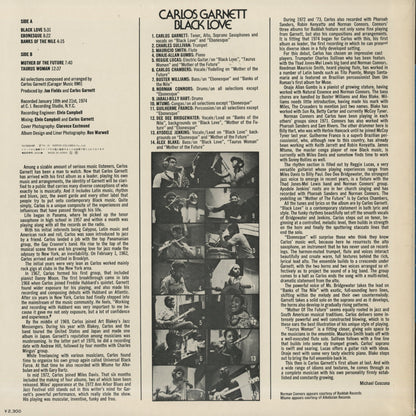 Carlos Garnett / カルロス・ガーネット / Black Love (YQ-7003-MR)
