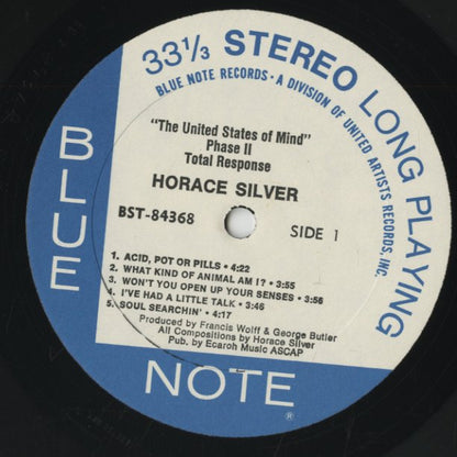 Horace Silver / ホレス・シルヴァー / Total Response (BST 84368)