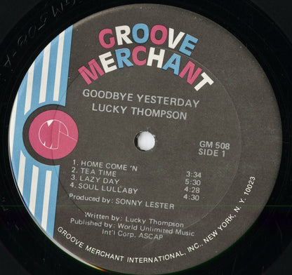 Lucky Thompson - Goodbye Yesterday (GM 508) 1973 US Groove Merchant｜中古LP