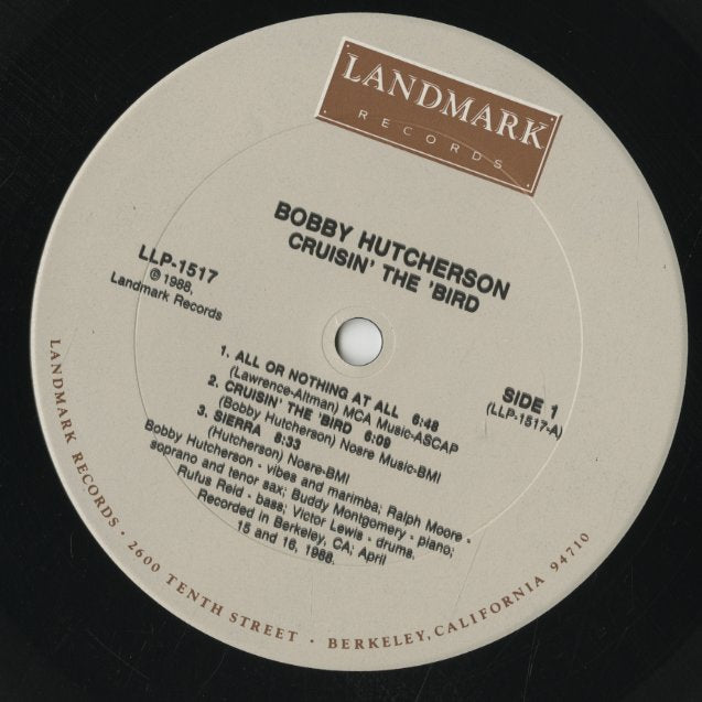 Bobby Hutcherson / ボビー・ハッチャーソン / Cruisin' The 'Bird (LLP-1517)