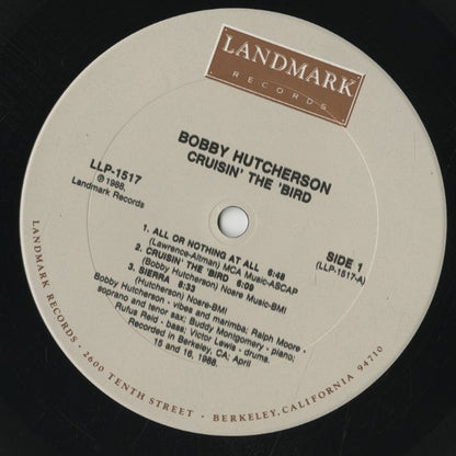Bobby Hutcherson / ボビー・ハッチャーソン / Cruisin' The 'Bird (LLP-1517)