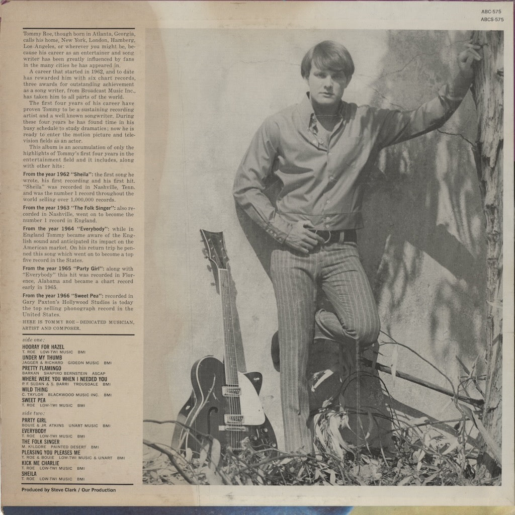 Tommy Roe / トミー・ロー / Sweet Pea (ABC 575)