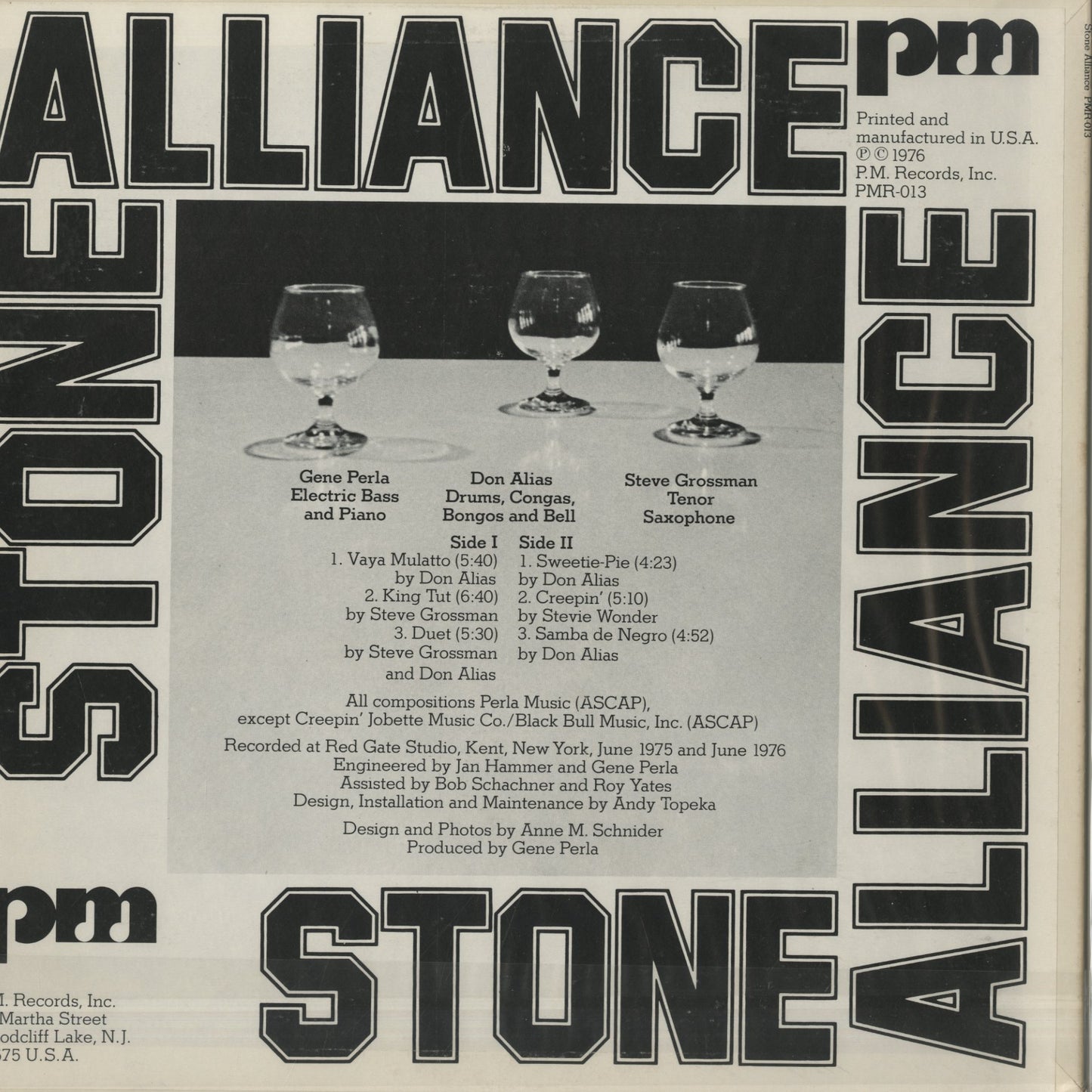 Stone Alliance / ストーン・アライアンス (1976) (PMR-013)