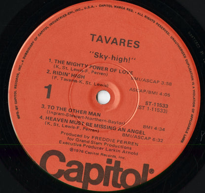 Tavares - Sky High (ST11533) 1976 US Capitol｜中古LP