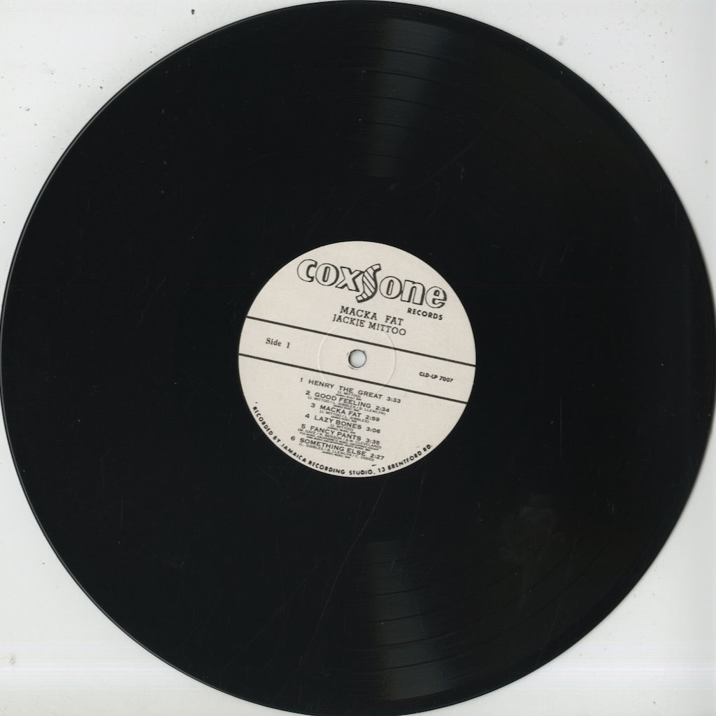 Jackie Mittoo - Macka Fat (CLD-LP 7007) 2024 UK Studio One｜新品LP
