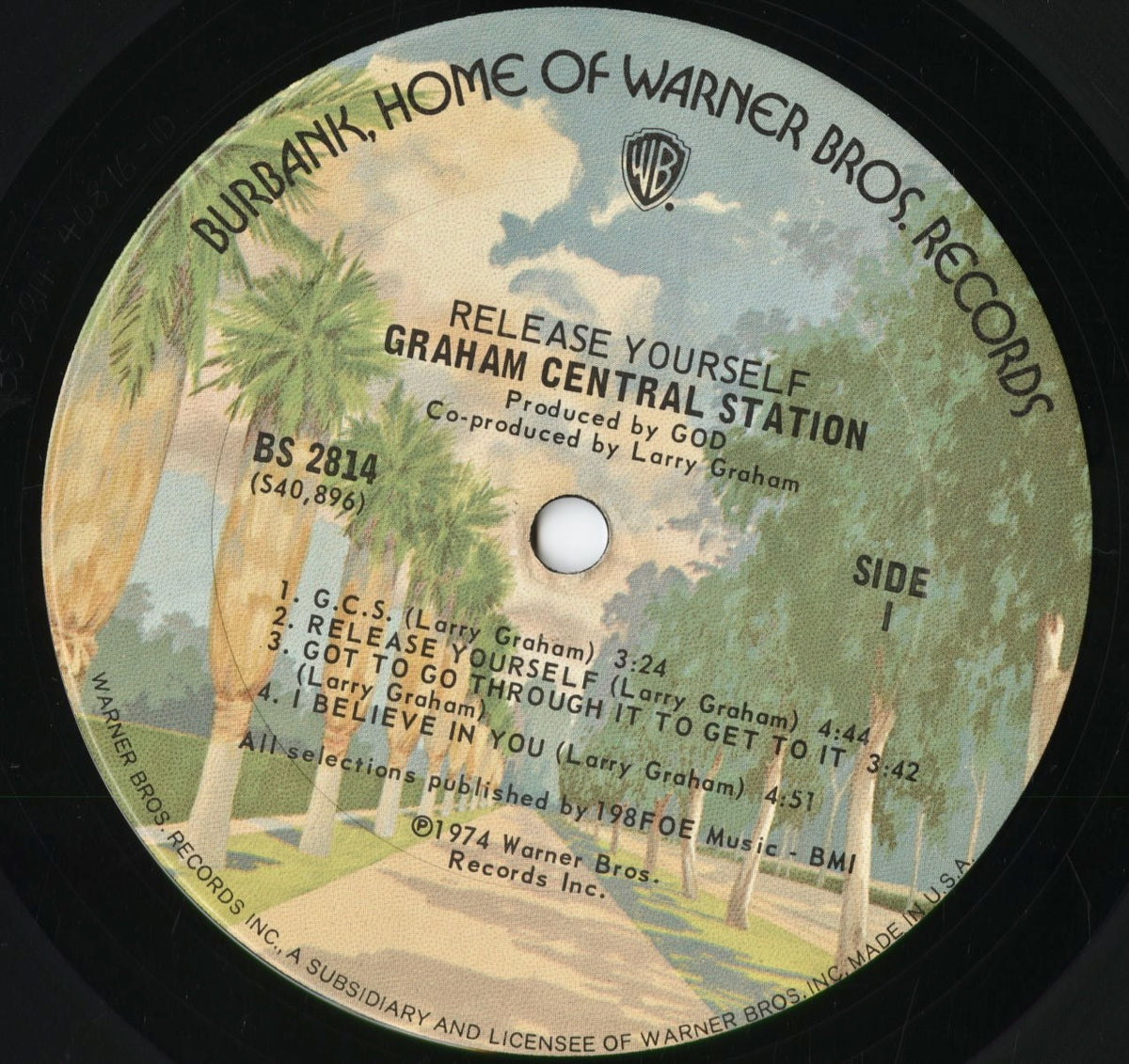 Graham Central Station - Release Yourself (BS 2814) 1974 US Warner｜中古LP