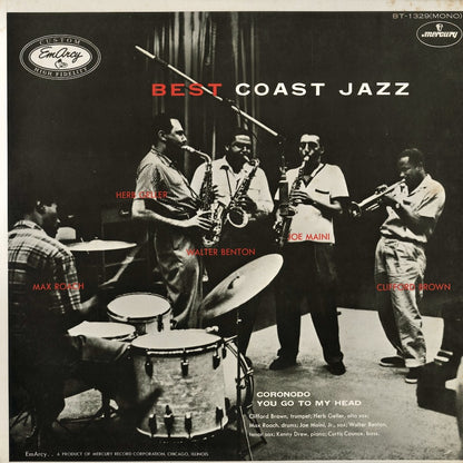 Clifford Brown, Max Roach - Best Coast Jazz (BT-1329M) LP 1974 JPN Mercury