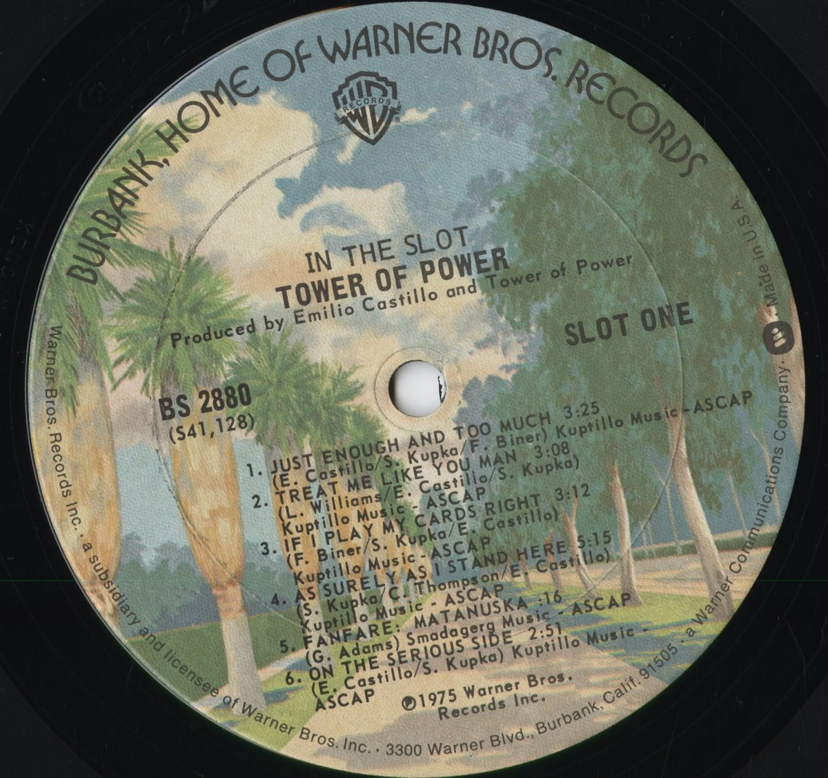 Tower Of Power - In The Slot (BS 2880) 1975 US Warner Bros.｜中古LP