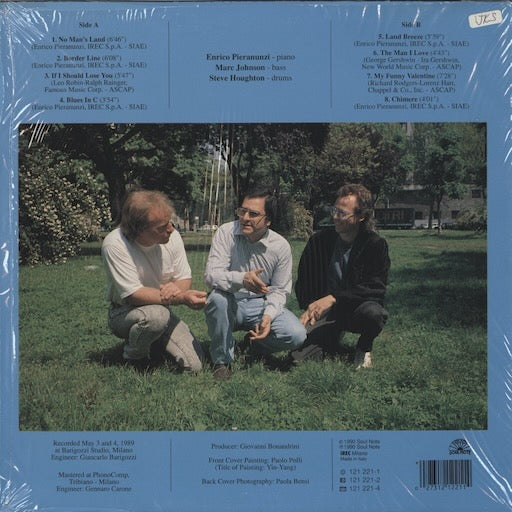 Enrico Pieranunzi Trio - No Man's Land (121 221-1) 1990 ITA Soul Note｜中古LP