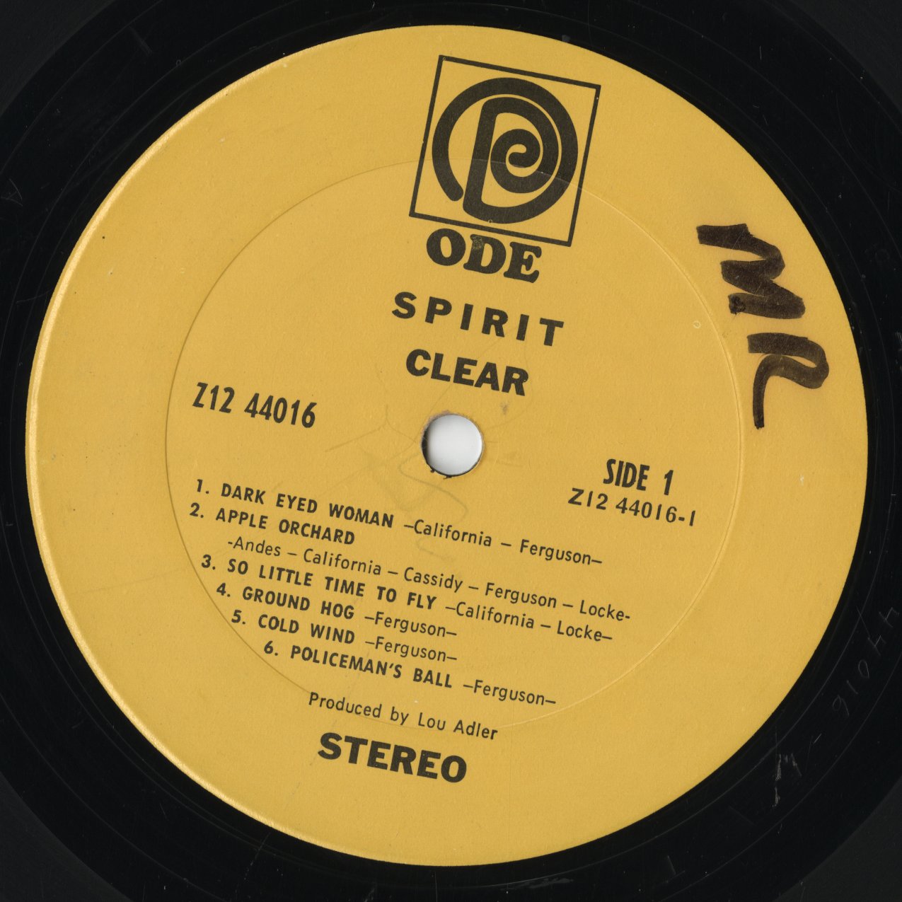 Spirit - Clear (Z12 44016) LP 1969 US Ode｜中古LP