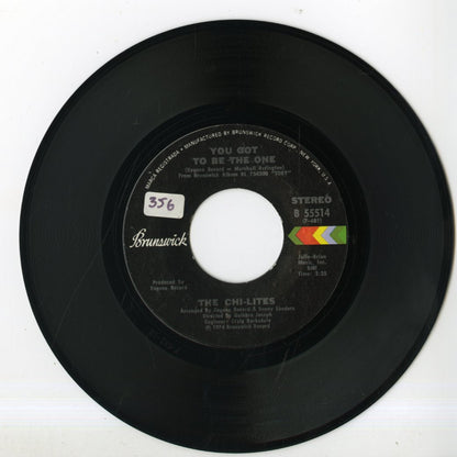 The Chi-Lites / チャイライツ /  You Got To Be The One / Happiness Is Your Middle Name -7 (B55514)