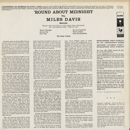 Miles Davis / マイルス・デイヴィス / 'Round About Midnight (CS 8649) 1972 US Columbia Red