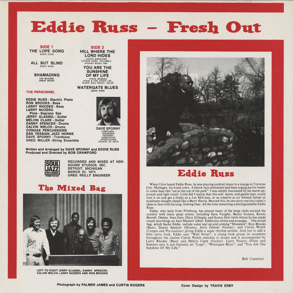 Eddie Russ / エディ・ラス / Fresh Out (SJC 0004) 1992 UK Reissue
