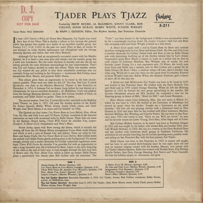 Cal Tjader / カル・ジェイダー / Tjader Plays Tjazz (3-211)