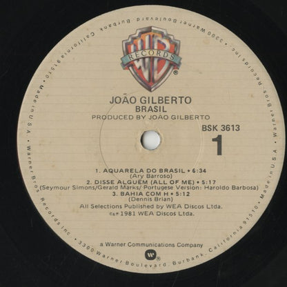 Joao Gilberto / ジョアン・ジルベルト / Brasil (BSK3613)