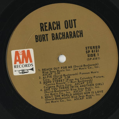 Burt Bacharach / バート・バカラック / Reach Out (SP4131)