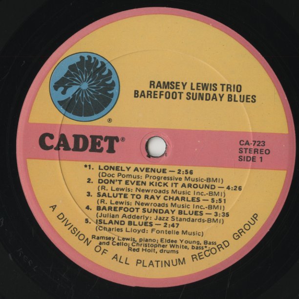 Ramsey Lewis / ラムゼイ・ルイス / Barefoot Sunday Blues (CA723)