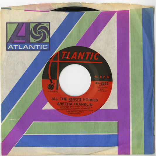 ② メイン画像 alt
Aretha Franklin『All The King's Horses / April Fools』
1972年US Atlantic盤・7インチ（45-2883）