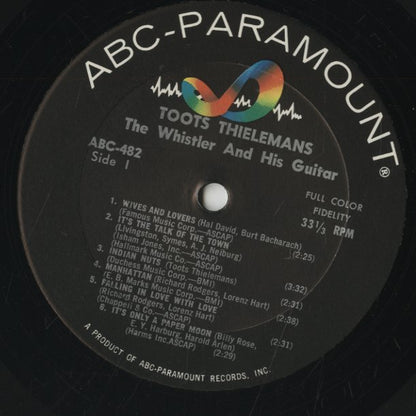 Toots Thielemans - The Whistler & His Guitar (ABC-482) LP 1964 US ABC-Paramount｜中古LP