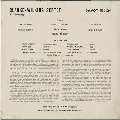 Kenny Clarke & Ernie Wilkins (MG 12007) 1970's US Savoy｜中古LP