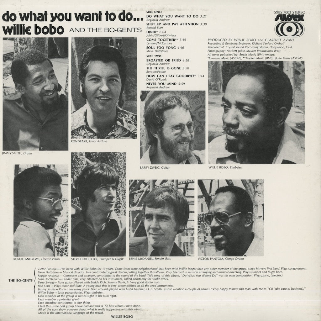 Willie Bobo / ウィリー・ボボ / Do What You Want To Do