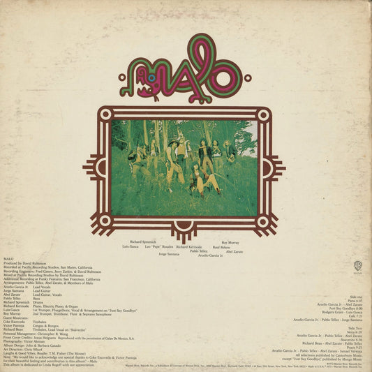 Malo - Malo (BS 2584) 1972 US Warner｜中古LP