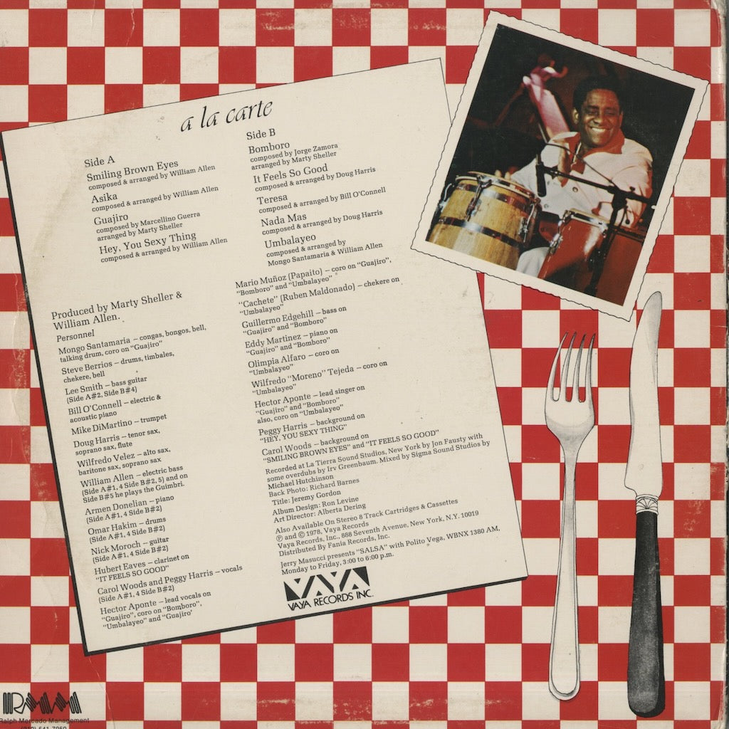 Mongo Santamaria / モンゴ・サンタマリア / A La Carte (JMVS-74)