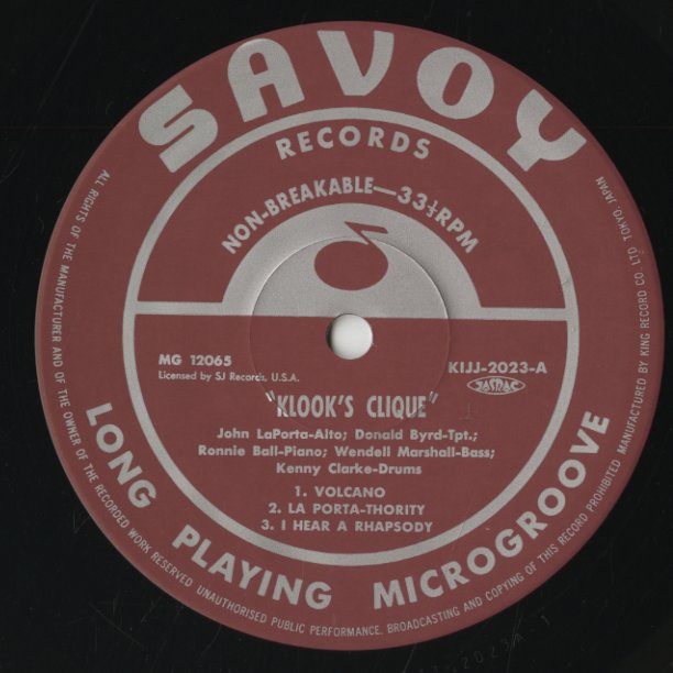 Kenny Clarke / ケニー・クラーク / Klook's Clique (KIJJ-2023)