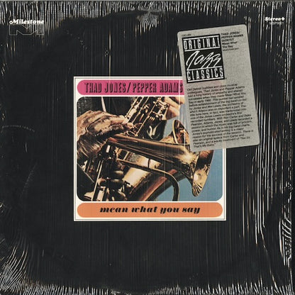 Thad Jones / Pepper Adams Quintet - Mean What You Say (OJC-464) LP 1990 US OJC / Milestone｜中古LP サド・ジョーンズ　ペッパー・アダムス
