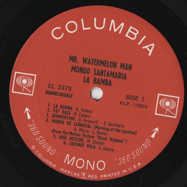 Mongo Santamaria / モンゴ・サンタマリア / La Bamba (CL2375)
