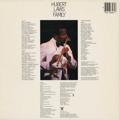 Hubert Laws - Family (JC36396) 1980 US Columbia｜中古LP