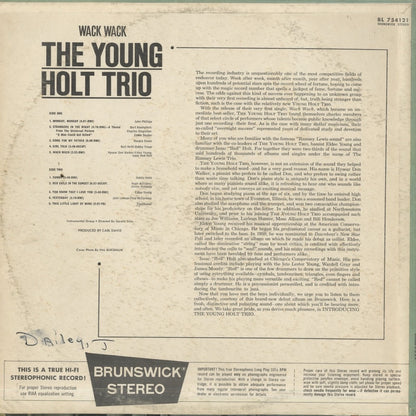 The Young Holt Trio – Wack Wack (BL 754121) LP 1966 US Brunswick | 中古LP