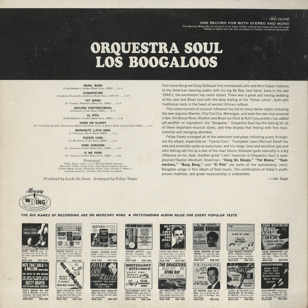 Orquesta Soul / オルケスタ・ソウル / Los Boogaloos (WC16338)