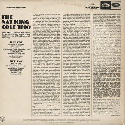 Nat King Cole / ナット・キング・コール・トリオ / The Nat King Cole Trio (T 2311)