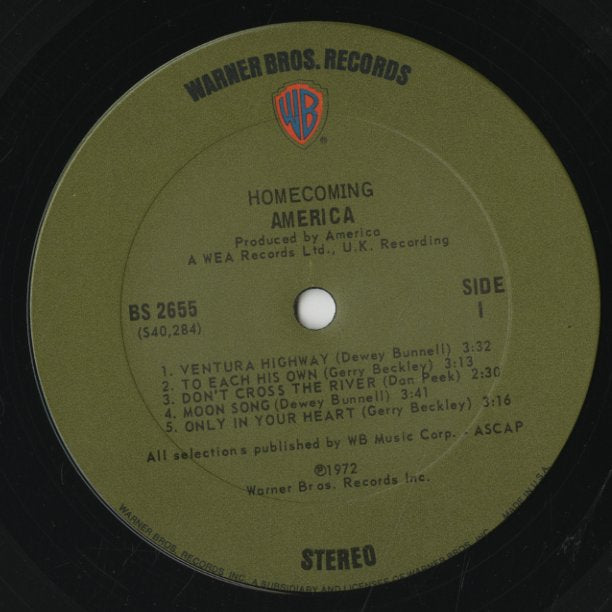 America / アメリカ / Homecoming (BS2655)