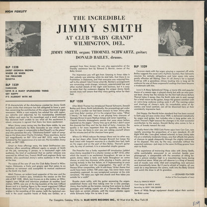 Jimmy Smith / ジミー・スミス / At Club "Baby Grand" Wilmington, Delaware, Volume 2 (BLP 1529)