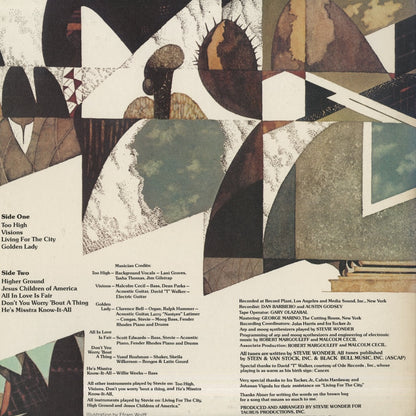 Stevie Wonder / スティーヴィ・ワンダー / Innervisions (SWX6039)